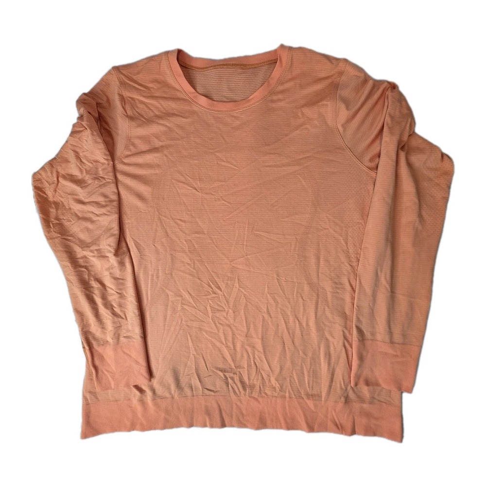 Lululemon coral‎ swiftly long sleeve Shirt see Measurments Breathable